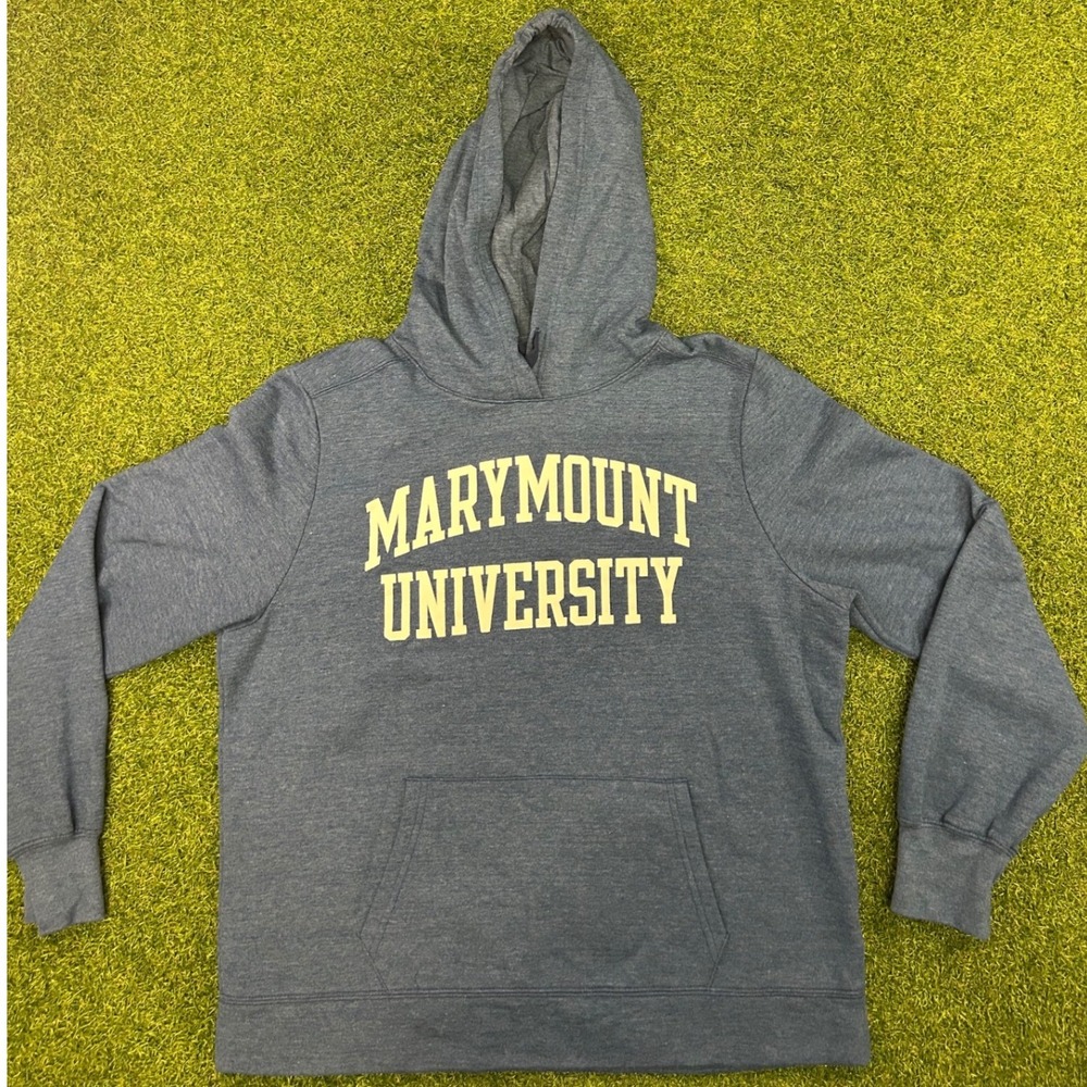 Redshirt Marymount University Hoodie Blue Heathered Sweatshirt XL Collegiate
